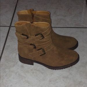 Light brown ankle boots